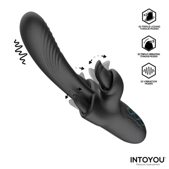Intoyou – Triton hárromotoros, három nyelvecskés vibrátor