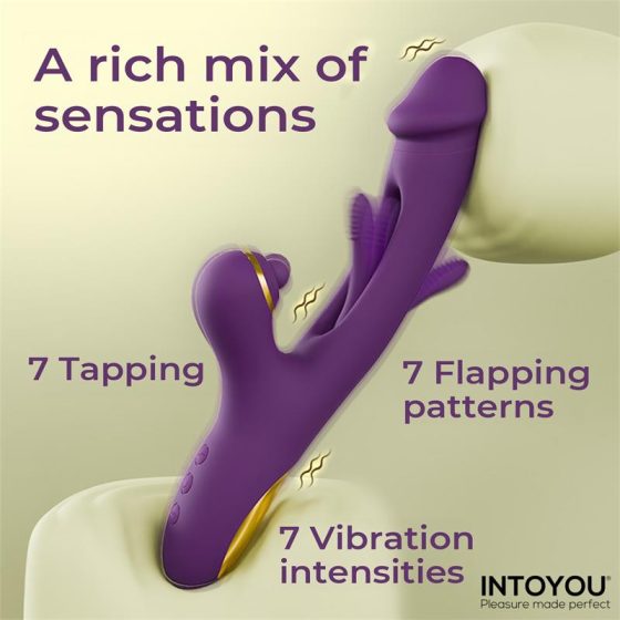 IntoYou Siter 3 vibrátor, mozgó szárrésszel, pulzációs csiklóággal