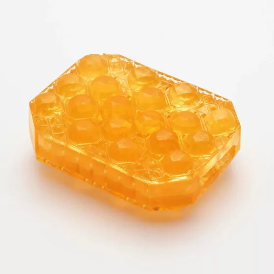 Tenga UNI Topaz - uniszex 2in1 maszturbátor és csiklóizgató (sárga)