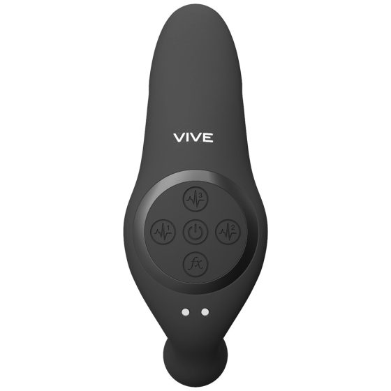 Vive Kata háromfunkciós kényeztető, vibrációval, pulzációval, távirányítóval (fekete)