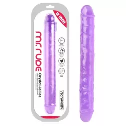 Mr. Rude – kétvégű zselés dildó (30 cm)