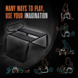   Temptasia Surrender szex szék, kartámasszal, realisztikus vibrátorral