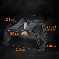   Temptasia Surrender szex szék, kartámasszal, realisztikus vibrátorral